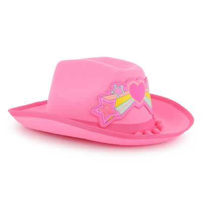 Chapeau western &agrave; pompons BILLIEBLUSH FILLE