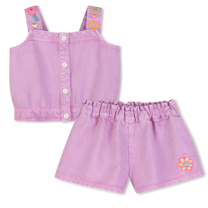 ENSEMBLE D&Eacute;BARDEUR + SHORT BILLIEBLUSH 
                        FILLE