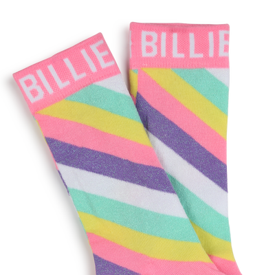 Chaussettes ray&eacute;es mi-hautes BILLIEBLUSH FILLE