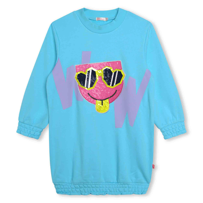 Robe molletonnée ornée de sequins BILLIEBLUSH FILLE