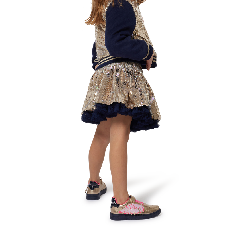 Blouson orn&eacute; de sequins r&eacute;versible BILLIEBLUSH 
                        FILLE