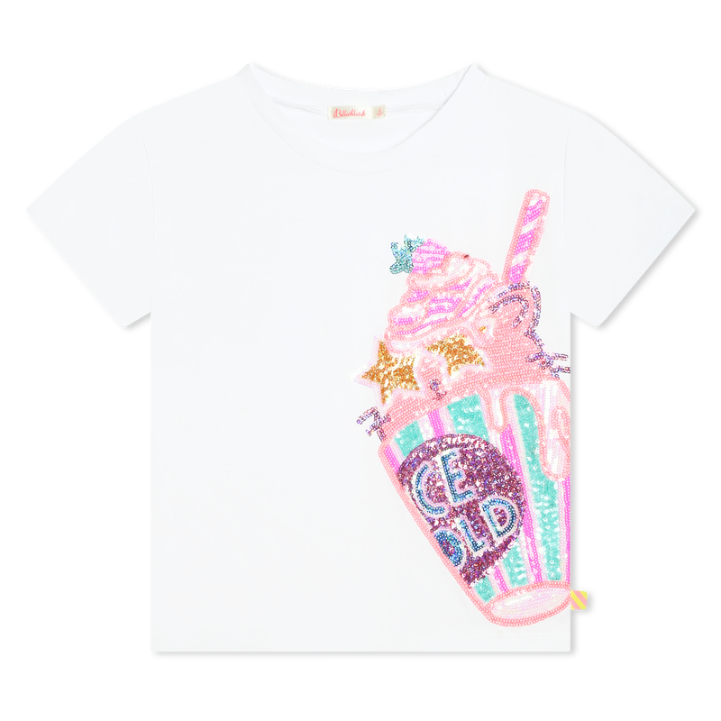 T-shirt avec imprim&eacute; orn&eacute; de sequins BILLIEBLUSH 
                        FILLE