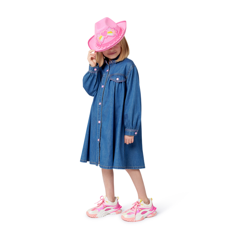 Chapeau western &agrave; pompons BILLIEBLUSH 
                        FILLE