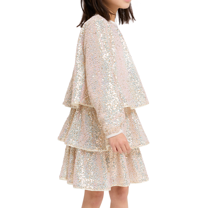 Robe volant&eacute;e orn&eacute;e de sequins BILLIEBLUSH 
                        FILLE
