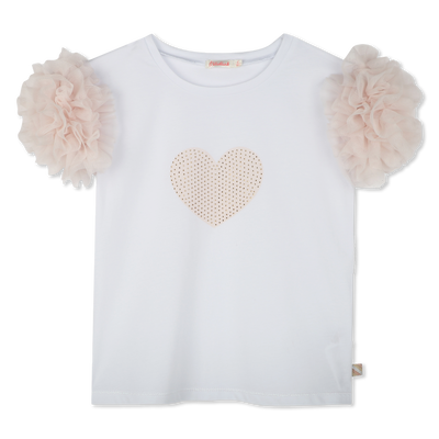 T-shirt de c&eacute;r&eacute;monie &agrave; volants BILLIEBLUSH FILLE