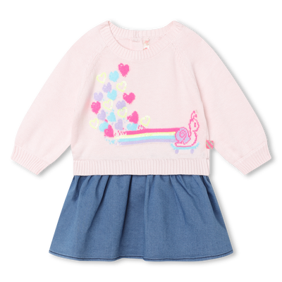 Robe bi-matière fantaisie BILLIEBLUSH FILLE