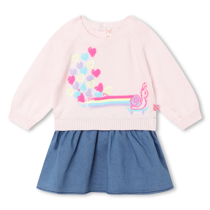 Robe bi-matière fantaisie BILLIEBLUSH 
                        FILLE