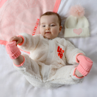 Bonnet tricot &agrave; pompon BILLIEBLUSH 
                    FILLE