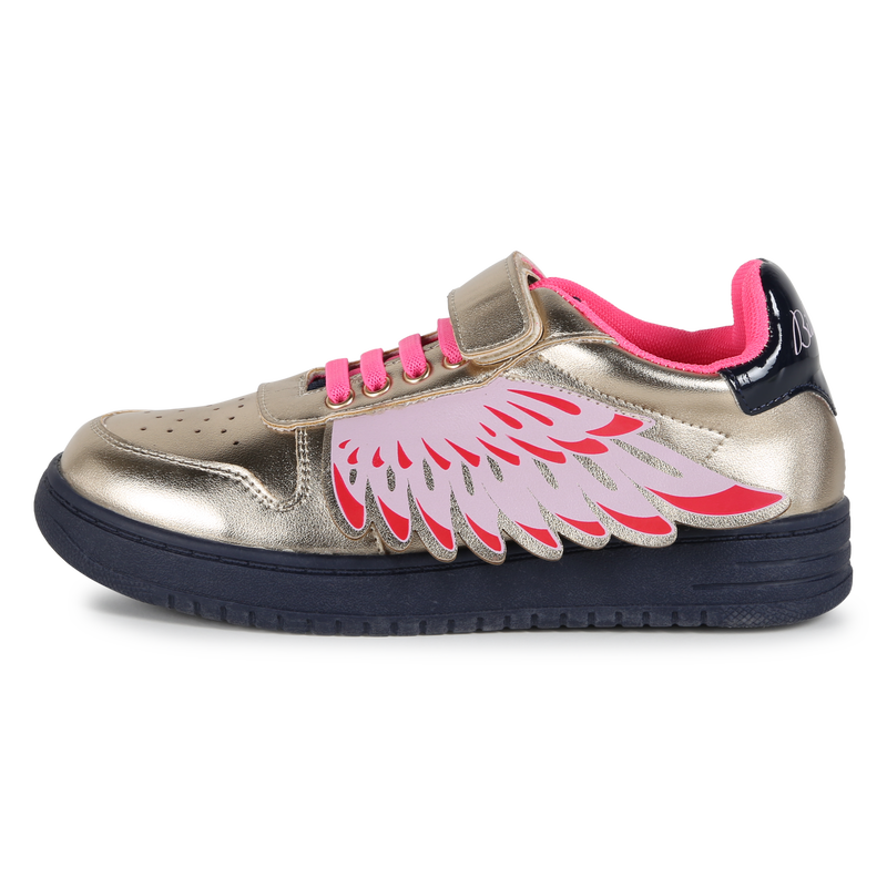 Baskets &agrave; lacets et fermeture auto-agrippante BILLIEBLUSH 
                        FILLE