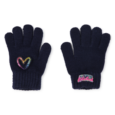 Gants avec coeur orn&eacute; de sequins BILLIEBLUSH FILLE