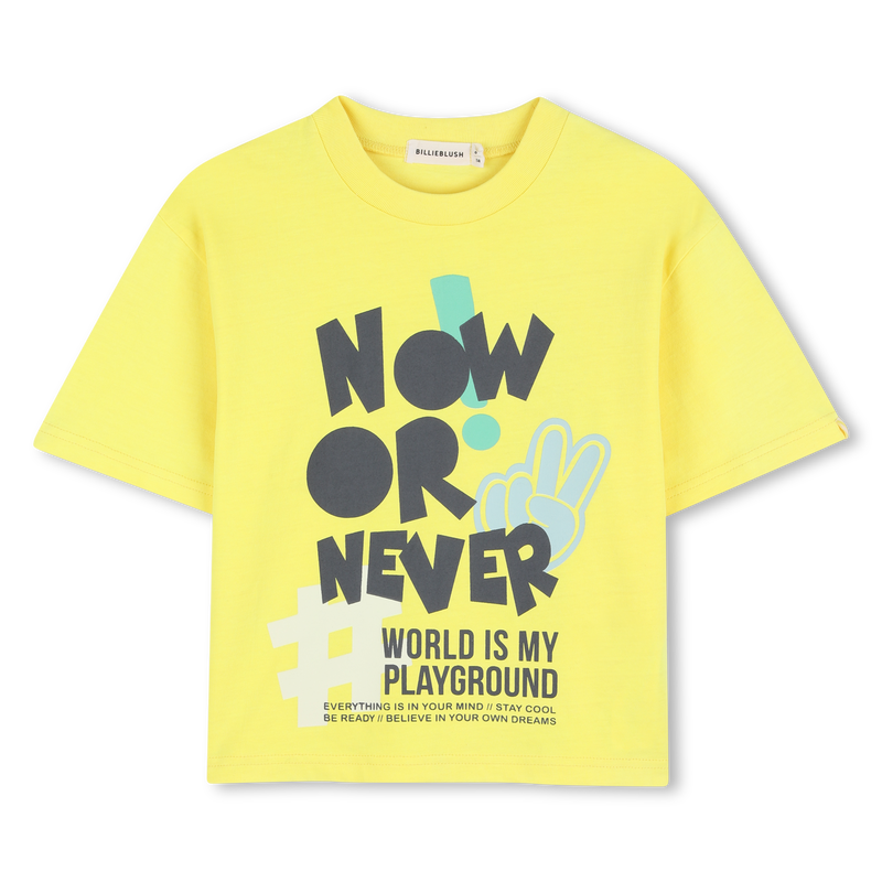 T-SHIRT MANCHES COURTES BILLIEBLUSH 
                        GARCON