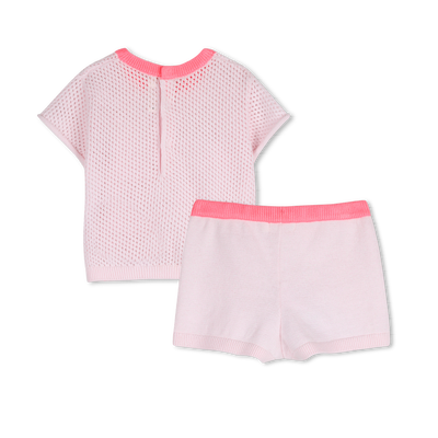 ENSEMBLE T-SHIRT ET SHORT BILLIEBLUSH FILLE
