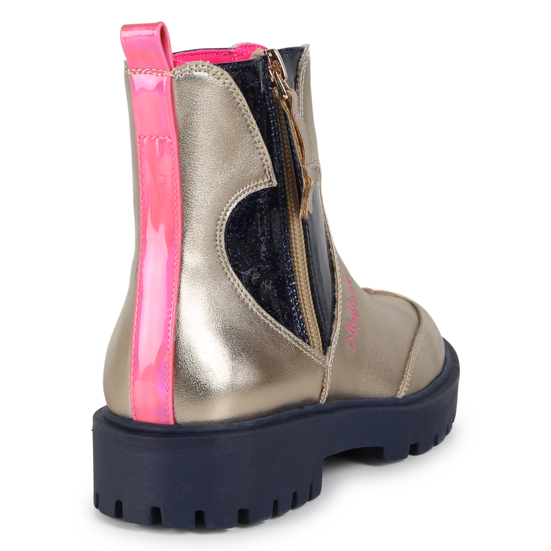 Bottines zipp&eacute;es paillet&eacute;es BILLIEBLUSH 
                        FILLE