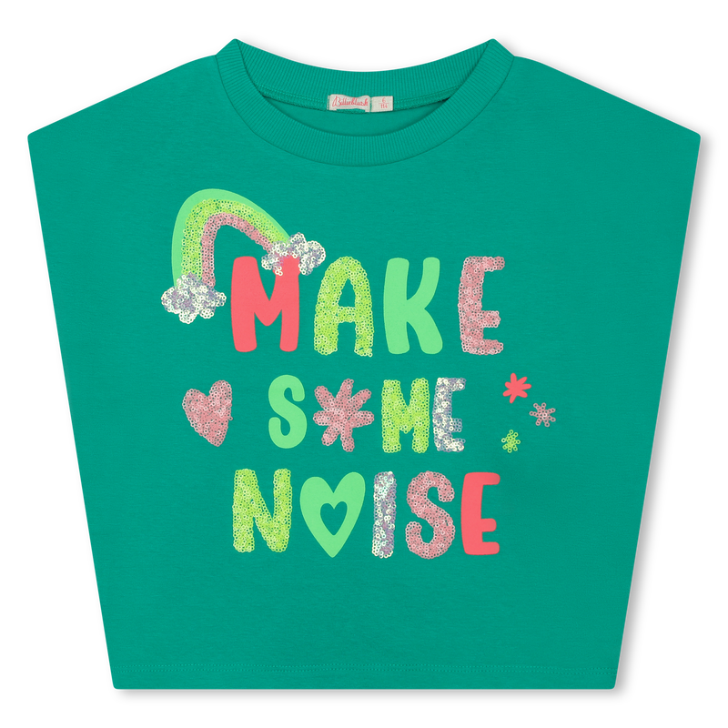 T-shirt ample &agrave; message BILLIEBLUSH 
                        FILLE