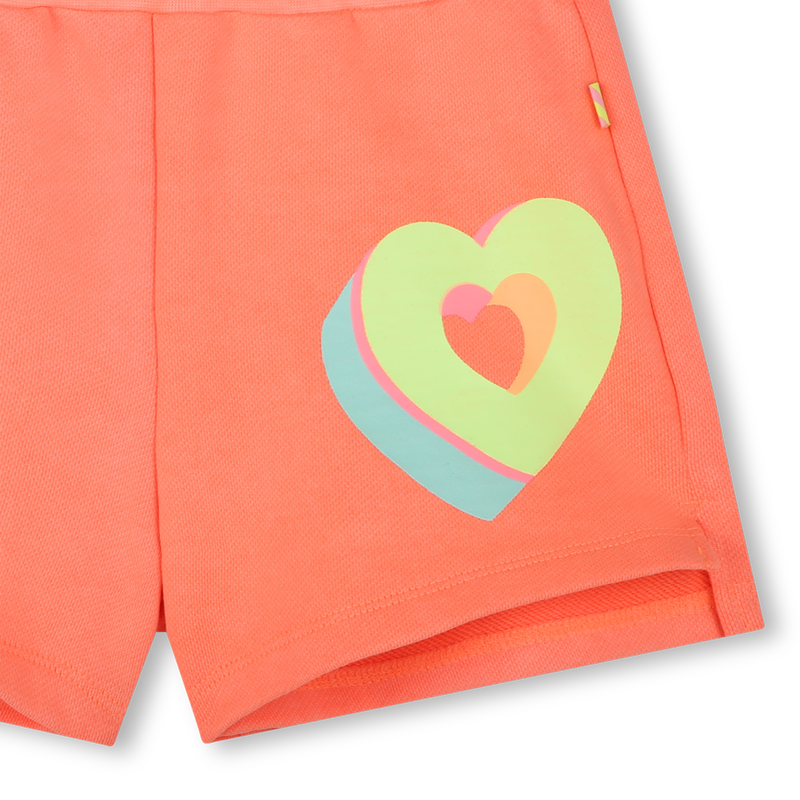 Short en molleton avec coeurs BILLIEBLUSH 
                        FILLE