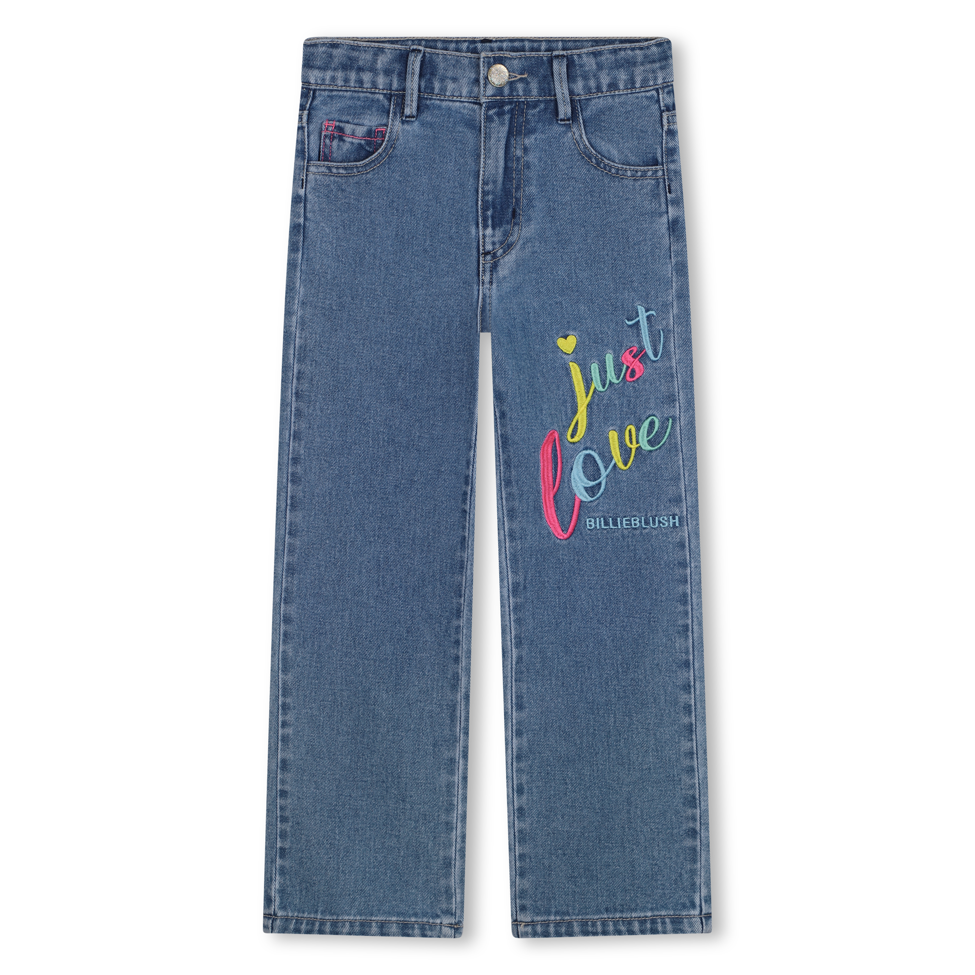 BILLIEBLUSH Pantalon en jean DOUBLE STONE+BROSSAGE
