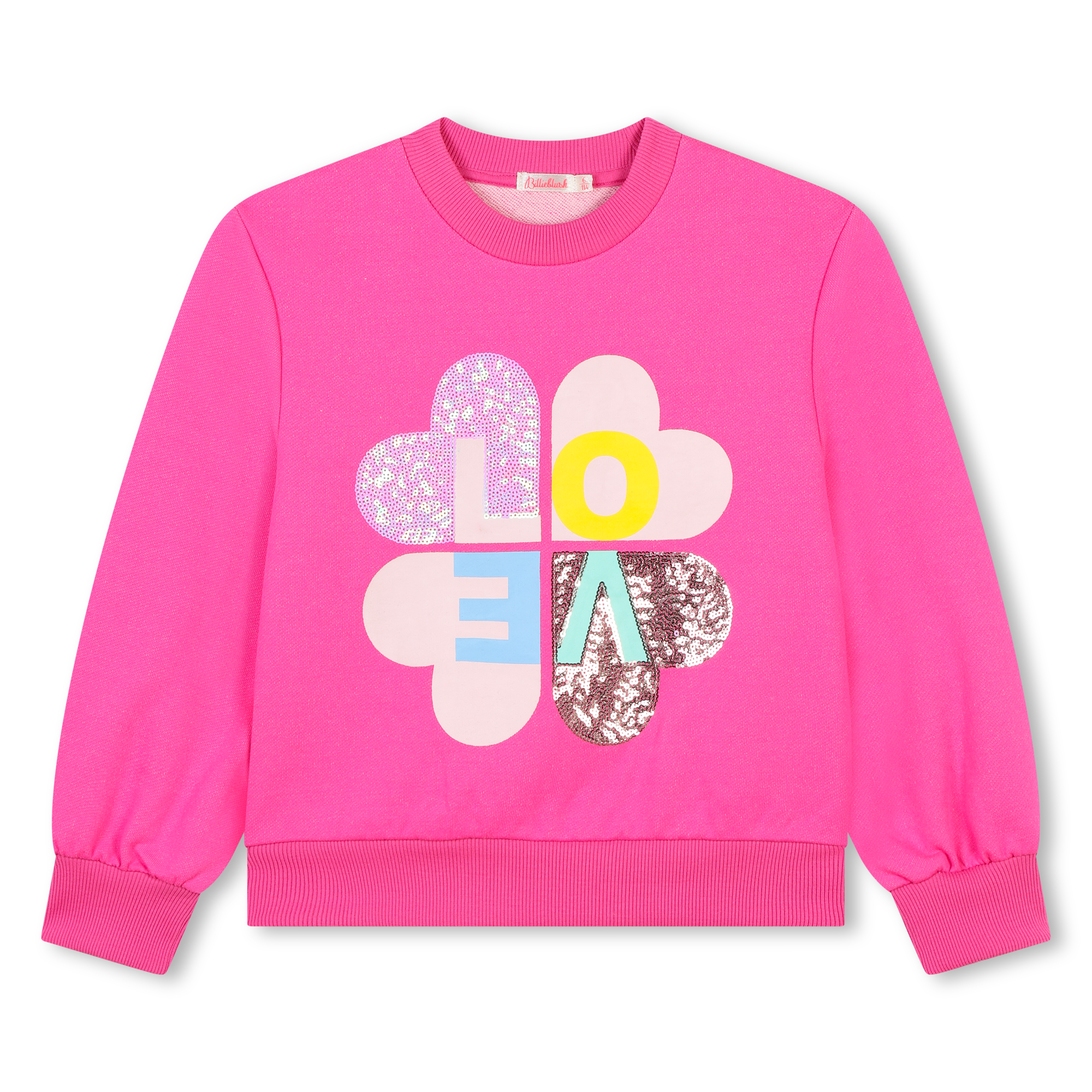 BILLIEBLUSH Sweat-shirt en molleton ROSE FLASH